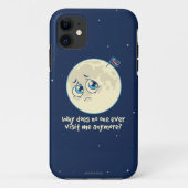Coques Case-Mate iPhone Lune triste (Dos)