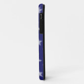 Coques Case-Mate iPhone Lunes bleues et étoiles motif (Dos/Gauche)