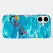 Coques Case-Mate iPhone Lunettes De Soleil cool Sur L'Eau De La Piscine (Verso (horizontal))