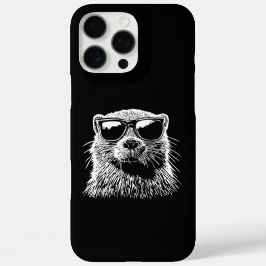 Coques Case-Mate iPhone Lunettes de soleil de castor (Verso)