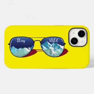 Coque Pour iPhone 14 Lunettes de soleil de montagne