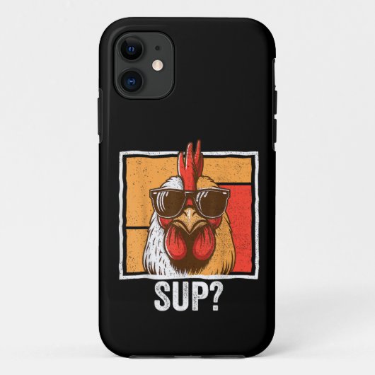 Coques Case-Mate iPhone Lunettes de soleil de poulet Animal Farm Drôle pou (Dos)
