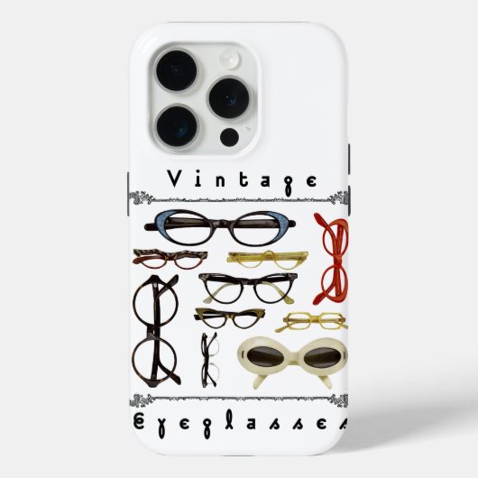 Coques Case-Mate iPhone Lunettes de vue vintages (Verso)