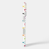 Coques Case-Mate iPhone Lunettes d'oeil Hipster Motif mignon couleur blanc (Verso / Droite)