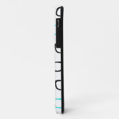 Coques Case-Mate iPhone lunettes geek bleu (Dos/Gauche)