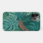 Coques Case-Mate iPhone Lush Emerald Jungle Print (Dos (Horizontal))