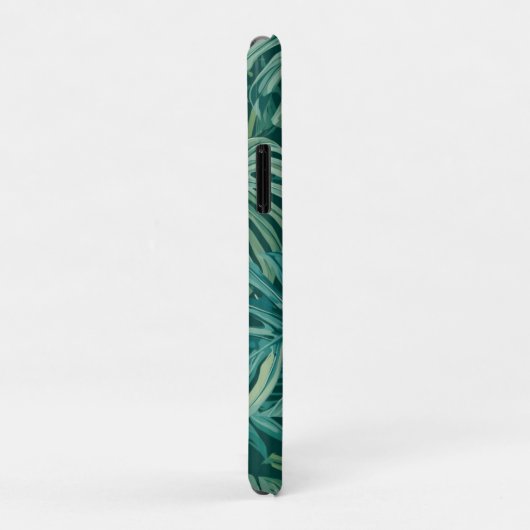 Coques Case-Mate iPhone Lush Emerald Jungle Print (Dos/Droite)