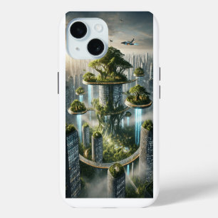 Coque Pour iPhone 15 L'utopie de Forest City