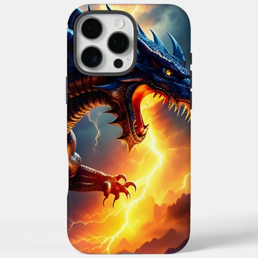 Coques Case-Mate iPhone Lutte contre la foudre du dragon (Verso)