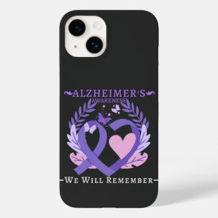 Coque Pour iPhone 14 Lutte contre le Ruban d'Alzheimer Sensibilisation
