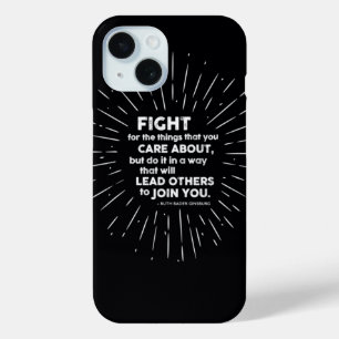 Coque Pour iPhone 15 Luttez pour les choses qui vous tiennent à propos