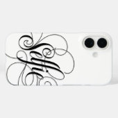 Coques Case-Mate iPhone Luxe calligraphie "Selfie" Lettres Élégant (Verso (horizontal))