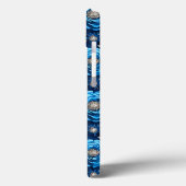 Coques Case-Mate iPhone Luxe Esthétique Fleur Bleue Romantique Botanique (Verso / Gauche)
