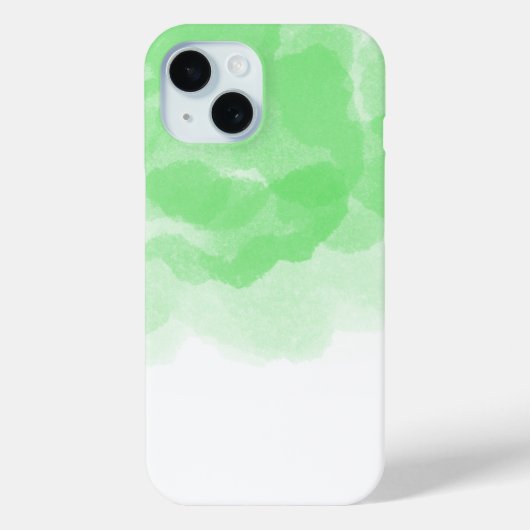 Coques Case-Mate iPhone Luxe Green Magic Rose Aquarelle Art Abstrait (Verso)