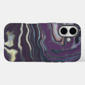 Coques Case-Mate iPhone Luxe Holographique Iridescente marbre perce iPhone (Verso (horizontal))