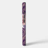 Coques Case-Mate iPhone Luxe Lavender Parties scintillant Fleurs iPhone 16 (Verso / Gauche)