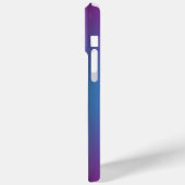 Coques Case-Mate iPhone Luxe Moderne Minimal Abstrait Violet Bleu (Verso / Gauche)