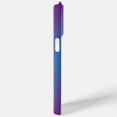 Coques Case-Mate iPhone Luxe Moderne Minimal Abstrait Violet Bleu (Verso / Droite)
