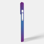 Coques Case-Mate iPhone Luxe Moderne Minimal Abstrait Violet Bleu (Verso / Gauche)