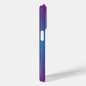 Coques Case-Mate iPhone Luxe Moderne Minimal Abstrait Violet Bleu (Verso / Droite)