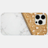Coques Case-Mate iPhone Luxe opulente en marbre (Verso (horizontal))