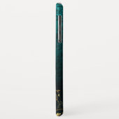 Coques Case-Mate iPhone Luxe personnalisé Damas Turquoise (Dos/Gauche)