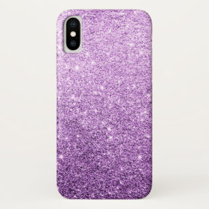 Coques Pour iPhone Luxe pourpre élégant de parties scintillantes