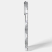 Coques Case-Mate iPhone Luxe Soft Grey Faux Velvet (Verso / Gauche)