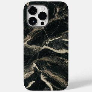 Coque Pour Pour iPhone 14 Pro Max Luxueuse Cool en marbre noir