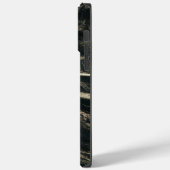 Coques Case-Mate iPhone Luxueuse Cool en marbre noir (Verso / Gauche)