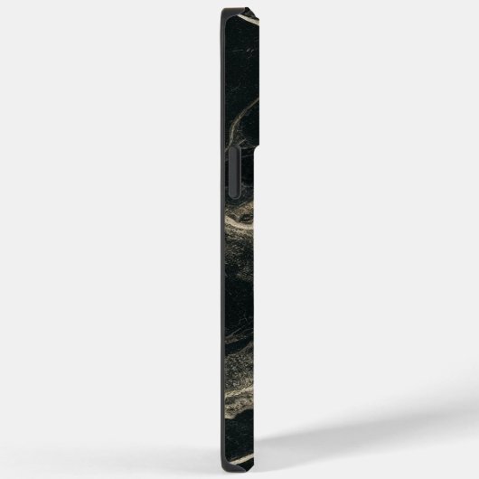 Coques Case-Mate iPhone Luxueuse Cool en marbre noir (Verso / Droite)