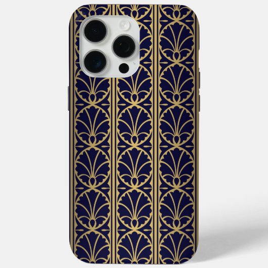 Coques Case-Mate iPhone Luxueux Design Textile Art Déco. (Verso)