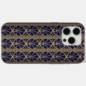 Coques Case-Mate iPhone Luxueux Design Textile Art Déco. (Verso (horizontal))