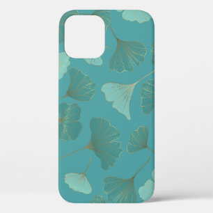 Case-Mate iPhone Case Luxueux or Ginkgo, papier peint vintage.