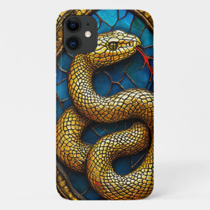 Case-Mate iPhone Case Luxueux Serpent Doré Chic Exotique Anima