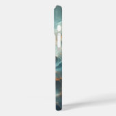 Coques Case-Mate iPhone Luxury Celestial Teal Marble Phone Case - Radiant  (Verso / Gauche)