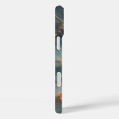 Coques Case-Mate iPhone Luxury Celestial Teal Marble Phone Case - Radiant  (Verso / Droite)