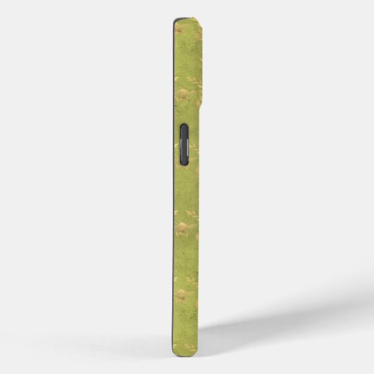 Coques Case-Mate iPhone Luxury Lime Green Gold Bee Wreath Grid Scripture  (Verso / Droite)