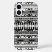 Coques Case-Mate iPhone Luxury Monochrome Ancient Greek Aztec Maze Linear (Verso)