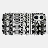 Coques Case-Mate iPhone Luxury Monochrome Ancient Greek Aztec Maze Linear (Verso (horizontal))
