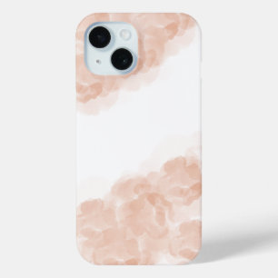 Coque Pour iPhone 15 Luxury Orange Magic Rose Aquarelle Art Abstrait