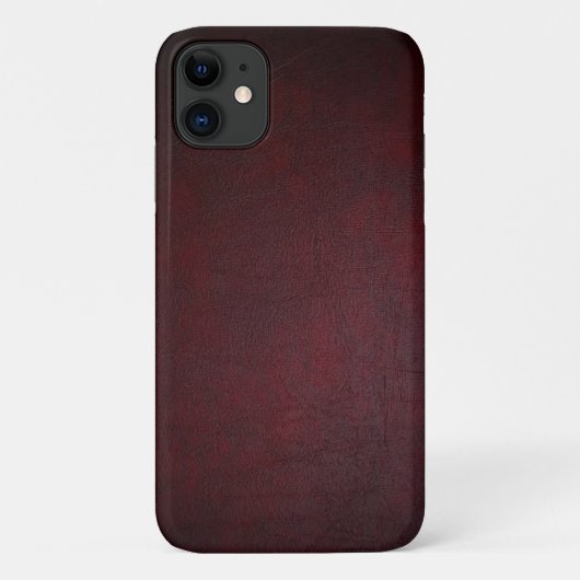 Coques Case-Mate iPhone Luxury Red Premium Textured Design (Dos)