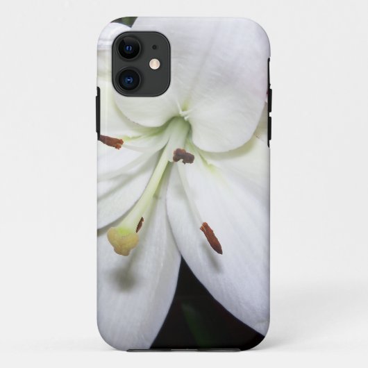 Coques Case-Mate iPhone Lys blancs près (Dos)