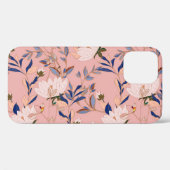 Coques Case-Mate iPhone Lys crème Beige : Arrière - plan rose sans couleur (Verso (horizontal))
