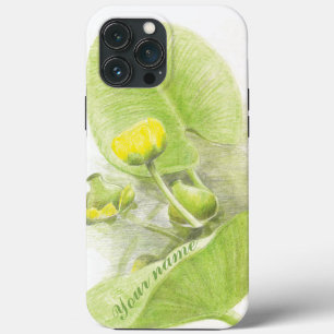 Case-Mate iPhone Case Lys de fleurs Dessin au crayon