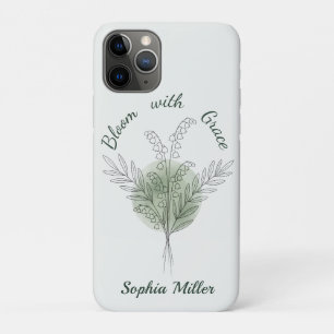 Case-Mate iPhone Case Lys de la vallée personnalisé Nom floral personnal