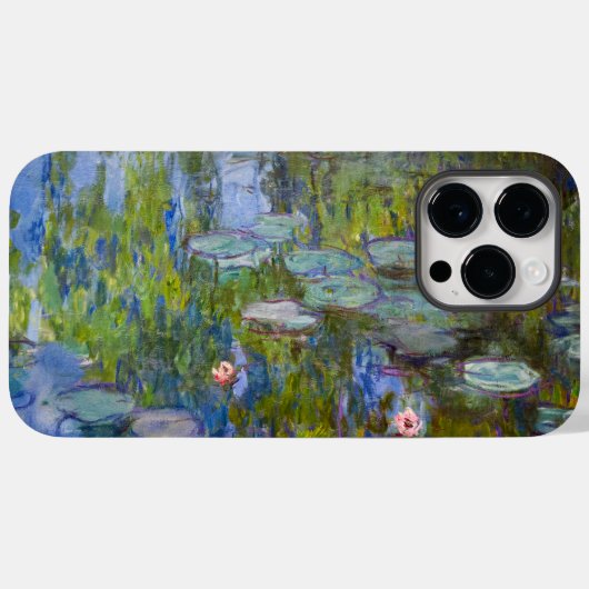 Coques Case-Mate iPhone Lys d'eau Claude Monet (Verso (horizontal))