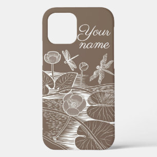 Case-Mate iPhone Case Lys d'eau marron
