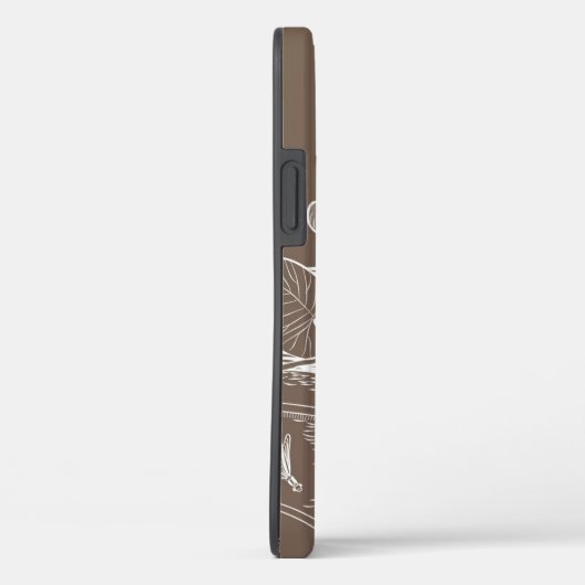 Coques Case-Mate iPhone Lys d'eau marron (Verso / Droite)