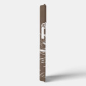 Coques Case-Mate iPhone Lys d'eau marron (Verso / Droite)